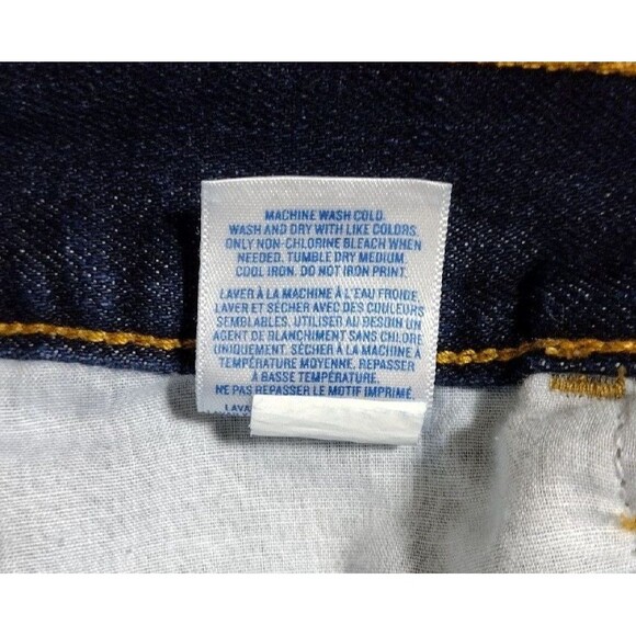 Old Navy Flirt Shorts Womens Size 2 Blue Denim Low Rise 5 Pocket Dark Wash EUC - Picture 4 of 5